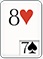 8 of Hearts, 8/31, 9/29, 10/27, 11/25, 12/23 8 of Hearts