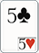 5 of Clubs, 3/31, 4/29, 5/27, 6/25, 7/23, 8/21, 9/19, 10/17, 11/15, 12/13 5 of Clubs