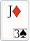 Jack of Diamonds, 1/16, 2/14, 3/12, 4/10, 5/8, 6/6, 7/4, 8/2 Jack of Diamonds