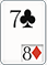 7 of Clubs, 3/29, 4/27, 5/25, 6/23, 7/21, 8/19, 9/17, 10/15, 11/13, 12/11 7 of Clubs