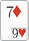 7 of Diamonds, 1/20, 2/18, 3/16, 4/14, 5/12, 6/10, 7/8, 8/6, 9/4, 10/2 7 of Diamonds