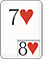 7 of Hearts, 9/30, 10/28, 11/26, 12/24 7 of Hearts