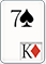 7 of Spades, 1/7, 2/5, 3/3, 4/1 7 of Spades