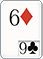 6 of Diamonds, 1/21, 2/19, 3/17, 4/15, 5/13, 6/11, 7/9, 8/7, 9/5, 10/3, 11/1 6 of Diamonds