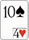 10 of Spades, 1/4, 2/2 10 of Spades