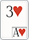 3 of Hearts, 11/30, 12/28 3 of Hearts