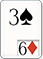 3 of Spades, 1/11, 2/9, 3/7, 4/5, 5/3, 6/1 3 of Spades